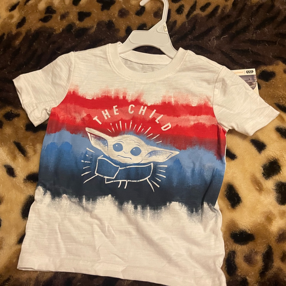 Kids White and Multicolor Graphic T-Shirt